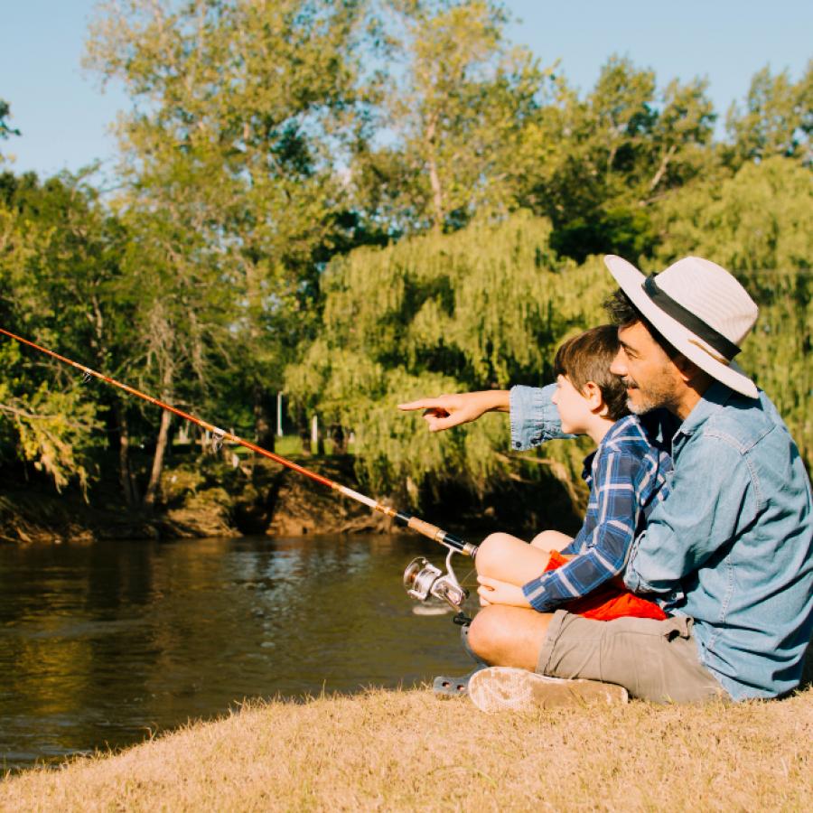 Câu cá, bắt ốc BBQ